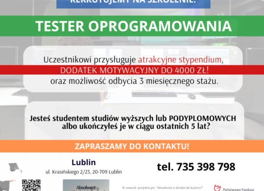 Absolwent w drodze do kariery tester oprogramowania