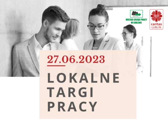 Plakat Lokalne targi pracy w Lublinie